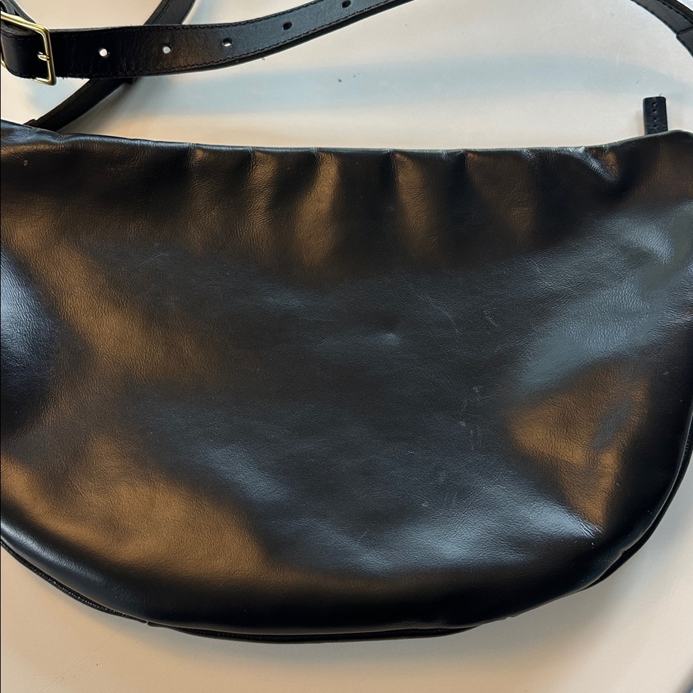 Clare V Black Leather Crossbody Bag - Picture 3 of 4